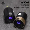Drogers Wx6 Nieuwe Mini Draadloze Tattoo Power, Aluminium Tattoo Adapter Voeding LCD Display, voor Rotary Hine, rcadc Interface