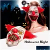 Party Maskers Halloween Latex Clown Masker Eng Rotte Gezicht Kostuum Partij Rekwisieten Maskers Cosplay Drop Delivery Huis Tuin Feestelijke Partij Sup Dhdiy