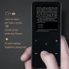 Oyuncular 1.8 inç Metal Touch Mp3 MP4 Müzik Çalar Bluetooth 5.0 Build Hoparlör E -Kitap Çalar Saat Hifi Oyuncu Öğrenci Walkman