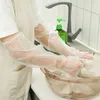 Engångshandskar utökat hushåll matkvalitet kök rengöring vattentät förtjockad plast