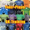 Jugador Versión 22/23 Jerseys de fútbol de Haaland Grealish Sterling Mans Cities Mahrez de Bruyne Foden Mendy Bernardo Phillips Rodrigo 2022 2023 Polo de entrenamiento de portero Polo