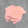 maglietta estiva in cotone magliette firmate uomo donna lettere grafica stampata in acciaio maglietta tendenza casual Top camicia