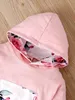 Clothing Sets 0-24 Months Newborn Baby Girl Floral Clothes Set Hooded Printed Top + Pant + Headband 3pcs Autumn Winter Toddler Girl Outfit