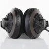 Slippers Originele Samson SR850 Professionele Monitor Headset Dynamic Semiopen Studio Referentiehoofdtelefoon voor muzikant/DJ, Velor Earcup