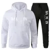 Designer Mens Femmes Sweat à capuche Costume de sport Pull Hip Hop Sweat-shirts surdimensionnés Jumpers Sweats à capuche O-Cou Lettres à manches longues Impression Tops et pantalons