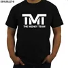 Men's T Shirts Fashion Personality Cultivating Short-sleeved Shirt TMT T-shirt Adult Short Sleeve Cotton Cool Plus Size