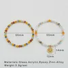 Bedelarmbanden Bohemen-stijl Parel Daisy Veelkleurige kralenarmbandset voor dames Delicaat Verstelbaar Mode-sieraden Feestcadeau 2024 A0118