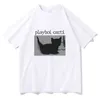 Heren t-shirts Playboi Carti Oversized Hiphop Leuke Kat Print T-shirt Harajuku Tee Regelmatige Tops Kwaliteit Mannen 2pac Rap tshirt