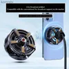 Other Cell Phone Accessories Magnetic Semiconductor Mobile Phone Radiator CXA3 Cell Phone Live Broadcast Cooling Fan for IPhone 14 13 12 Pro Max Game Cooler 240222