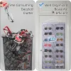 Display Sunglasses Storage Bags Hanging Wall Felt Glasses Organizer Display Dustproof 16 PVC Pockets Stand Holder Eyeglasses Box