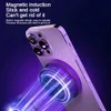 Inne akcesoria telefonów komórkowych S18 Universal Mobile Phone Cooler Telefon Gaming Magic Radiator z otaczającym światłem przenośny półprzewodnik chłodzący chłodzenie 2402