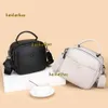 Evening Bags Leather Bag Womens 2024 New Litchi Pattern Soft Leather Large Capacity Portable Single Shoulder Messenger Bag Small Square Gift Women Stores