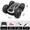 Electric/RC Car Sinovan Remote Control Car for Boys 4-7 2.4GHz Rc Stunt Car for Kids 360Rotating Double Sided RC Car with Lights