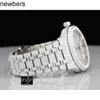 高級メンズAPダイヤモンドダイヤモンドウォッチパステストクォーツムーブメントVVSアイスアウトサファイア20237CPU高品質ラボ栽培ラウンドカットダイヤモンドウォッチメンズヒップホップバストダウンH