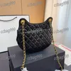 Flep kadın sevimli omuz çantası 20cm tasarımcı cüzdan altın donanım crossbody çanta retro lüks el çantası trend para çantası akşam debriyaj deri matelasse zincir pochette