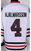 Özel Erkekler Kadınlar Gençlik Chicago'''''Sblackhawks''''ed 4 Hjalmarsson ChicagoJersey w/2015 Stanley Kupası Şampiyonu Yama Buz Hokeyi Jersey