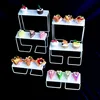 9pcs Wedding Decoration Cake Bar Column Dessert Table Buffet Plates Trays Party Wedding Favors Craft Centerpiece Home Hotel Feast Cake Food Drinks Fruit Holder