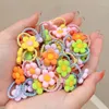 Acessórios de cabelo 10/20 / 40pcs Cute Girls Bandas Cartoon Laços Elásticos Cordas de Bebê Crianças Suporte de Rabo de Cavalo Crianças