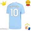 24 HAALAND 23 Soccer Jerseys GREALISH STERLING MANS CITIES MAHREZ Fans Player Version DE BRUYNE FODEN Football Shirt Kids Kit Sets Uniform FON