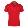 Men's Polos Custom LOGO Polo Shirt Men Women Summer Short Sleeved Solid Color Fashion Business Casual DIY Male T-shirts S-4XL