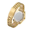 Role Hip Hop Watch For Men Cagarny Fashion Women's Quartz Watches Diamonds Wristwatch Waterproof Golden relogio masculino2328