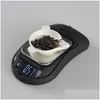 Weighing Scales Wholesale Mini Mouse Type Electronic Portable Jewelry Scale High Precision Pocket Baking Scalees 200G/0.01G Drop Del Dhe3Q