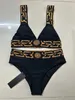 Projektantka Women Swimears Designer Designer Designer Swim Szyborku Kąwy Kąpielowe Projektantka Kobieta Twopiece Bikini z literami stroju kąpielowego na plażę sakwy swimową LL