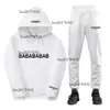 Men's Set Designer Tracksuits Suit Tide Letters Print High Street Loose Hoodies and Sweatpants Sets Casual Sports Suits