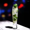 Vinglas 4 stiga mojito cocktail smal glasljusform uppsättning av 4