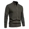 Chandails pour hommes tricotés hommes cardigan de haute qualité à manches longues pull bouton automne hiver veste coréen mode designer vêtements d'extérieur cardigans