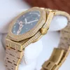 다이아몬드 시계 남성 시계 자동 기계 이동 41mm 고품질 스테인레스 스틸 스트랩 방수 비즈니스 손목 시계 relogios montre de luxe