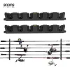 Tools Booms Fishing Wv5 Horizontal 6rod Rack Fishing Rod Holder Pole Storage Tool Wall Mount Modular for Garage Fishing Accessories