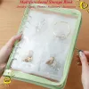 Nouveau bijoux collier support pour boucles d'oreilles sac Portable étanche carte de crédit Photo stockage livre Ziplock sac Ins papeterie organisateur