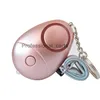 1x Personal Alarm Girl Women Old Man Security Protect Alert Safety Scream Houd Keychain 130dB ägg