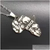 Pendentif Colliers 4 Couleur Afrique Carte Pendentif Collier Pour Femmes Hommes Mode Hip Hop En Acier Inoxydable Chaîne Bijoux En Gros Drop Deliv Dhlr3