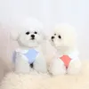 Vêtements pour chiens INS série chemise pour animaux de compagnie et chat vêtements coton maternelle nuage broderie gilet doux vêtements chauds