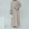 Ropa étnica Eid Ramadán Abaya Mujeres Musulmanas Bordado Manga larga Maxi Vestido Turquía Kaftan Fiesta Árabe Robe Dubai Casual Islam Femme