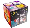 Cubes magiques Jouets éducatifs pour enfants Changeant Cube infini Géométrie solide 3D Formation à la réflexion Cadeaux de livraison directe Puzzles Dhynv