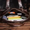 Рюкзак Лидер продаж, дизайнерский кожаный кофейный повседневный модный мужской портфель, деловой чехол для ноутбука, сумка-мессенджер, большая сумка для мужчин 061c