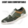 Jitai mens klänning sneakers oxford casual affärsmode komfort promenadskor