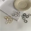 Cluster Ringe 6 teile/satz Aushöhlen Geometrische Kreuz Twist Joint Set Für Frauen Mode Einfachen Schmuck