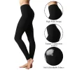 Outfit Dames Taille Buikcontrole Legging Compressie Hoge taille Yogabroek Workout Afslanken Effen legging Plus maat