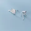 Boucles d'oreilles MloveAcc authentique 925 en argent Sterling clair CZ étoile lumineuse oreille pour femmes fille cadeaux bijoux