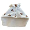 Costumes de chat couverture chaude motif ours doux chaton cape chiot chien animal de compagnie pour lit canapé voiture canapé