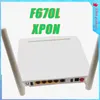 Equipamento de fibra óptica F670L XPON ONU WIFI 5G H2-2s 4GE 1TEL 2USB Dual Band Gpon/Epon ONT Roteador óptico sem energia