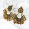 Dangle Earrings Metal Tassel Jhumka Ethnic Bollywood Fashion Jewelry