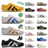 Novos sapatos de estilo de vida Onitsukass Tiger Mexico 66 Sneakers Designers Running Shoes Preto Branco Azul Amarelo Bege Rosa Baixo Treinadores Mocassins Caminhada ao ar livre Mulheres Mens