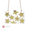 Women New Acrylic Star Pattern Pattern Handbag Simple Fashion One Counter Messenger Bag 240222 240222