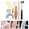 Equipments 12 Pieces Professional Jewelry Making Tool Measu Stick Sizer Kit,Useful for Measu s Diameters