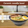 Dinnerware Sets Japanese Noodle Bowl Ramen Bowls And Chopsticks With Japanese-style Noodles Ceramic